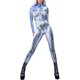 thumbnail image 4 of Lucakuins disfraz de Halloween mono ajustado con estampado 3D para mujer disfraz de esqueleto de calavera de terror para fiesta de Halloween juego de rol Lucakuins  moda, 4 of 10