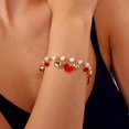thumbnail image 4 of Giaone Stylish Adjustable Bracelet with Heart and Fruit Charm for Trendy Women, 4 of 9
