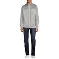 thumbnail image 4 of George Men's and Big Men's Zip-Up Fleece Sweater, up to Size 5XL, 4 of 5