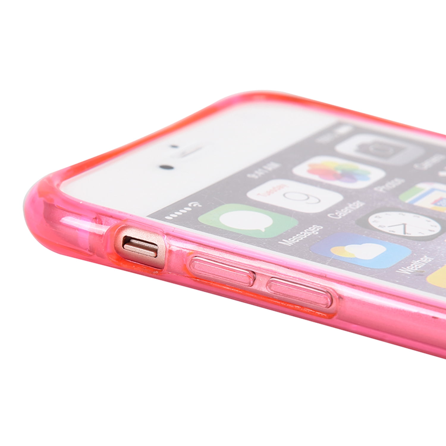 Translucent Crystal Slim Flexible Dotted TPU Skin Case for iPhone 6 iPhone 6s