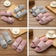 thumbnail image 5 of BRIGHTFUFU 1 par de zapatillas de interior para mujeres zapatillas cómodas zapatillas de baño zapatillas de tela, 5 of 7