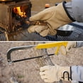 thumbnail image 4 of Guantes para acampar Guantes de cuero de piel de vaca Manoplas resistentes al calor / fuego Guantes CLS  Mitones de camping, 4 of 7