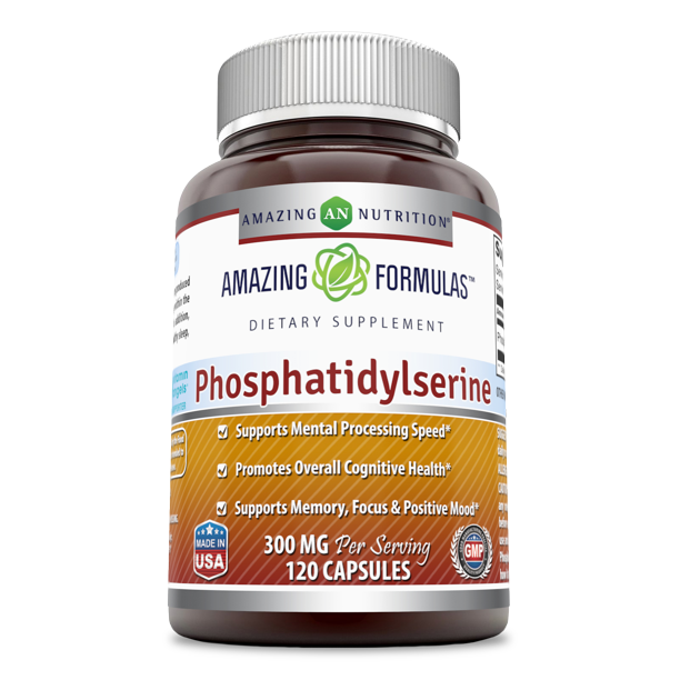 Amazing Formulas Phosphatidylserine Dietary Supplement 300 Milligrams 120 Capsules