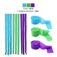 thumbnail image 1 of Nvzi Crepe Paper Streamers 3 Rolls , Pack of Blue，Green，Purple Crepe Paper for Birthday Decorations, Baby Shower Decorations (1.8 Inch x 72 Ft/Roll), 1 of 5