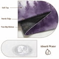 thumbnail image 6 of Purple Mist Forest Large Round Rug 8 FT, Non Slip Living Room Area Carpet, Simple Trees Mountains Landscape Washable Soft Circle Rug Non-Shedding Floor Carpet for Bedroom Office Dining Room, 6 of 9