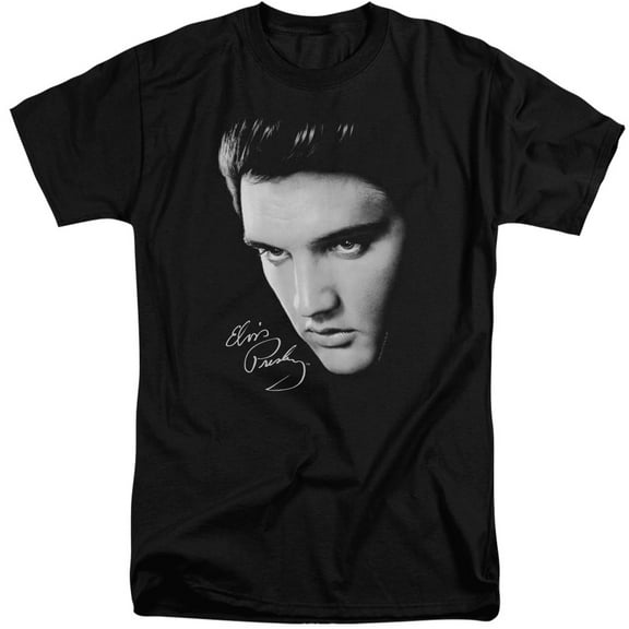 Elvis Presley - Face - Tall Fit Short Sleeve Shirt - XXX-Large