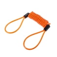 thumbnail image 1 of Disco Freno Bloqueo Motocicleta Alarma Disco Bloqueo Seguridad Cable Naranja, 1 of 1