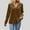 Coffee, variant on FDGIU Women's Velour V Neck Top - Long Sleeve Slim Fit Pullover Blouse for Fall Winter Holiday Party