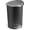 Black, variant on 50 Liter / 13 Gallon Semi-Round Kitchen Step Trash Can with Secure Slide Lock, Grey Plastic