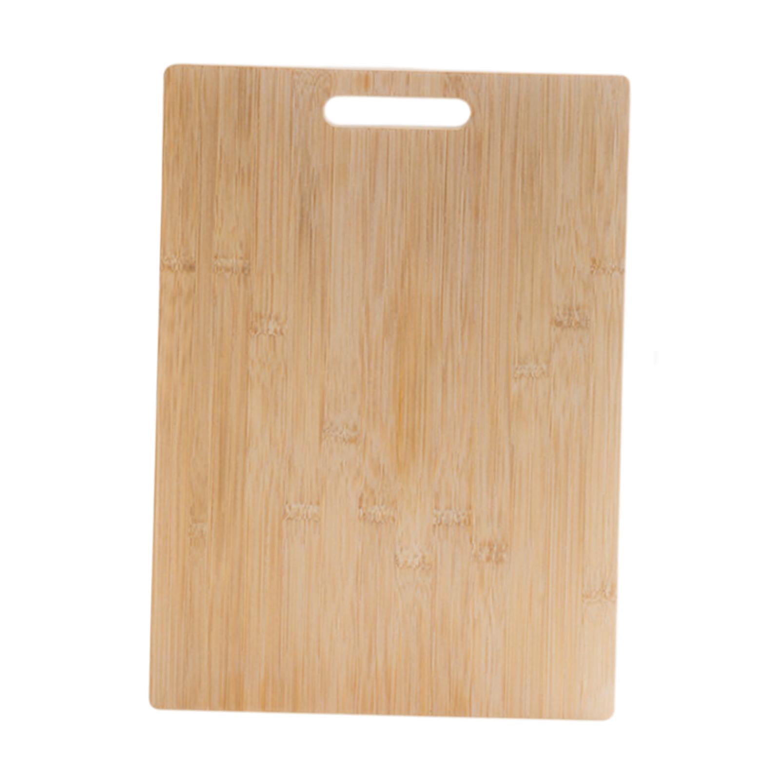 Chopping Board Cutting Board Kitchen Gadget Bamboo Serving Tray Breakfast Bread Board Pizza Board for Bread, Carving Meat, Vegetables 34cmx24cmx1.2cm