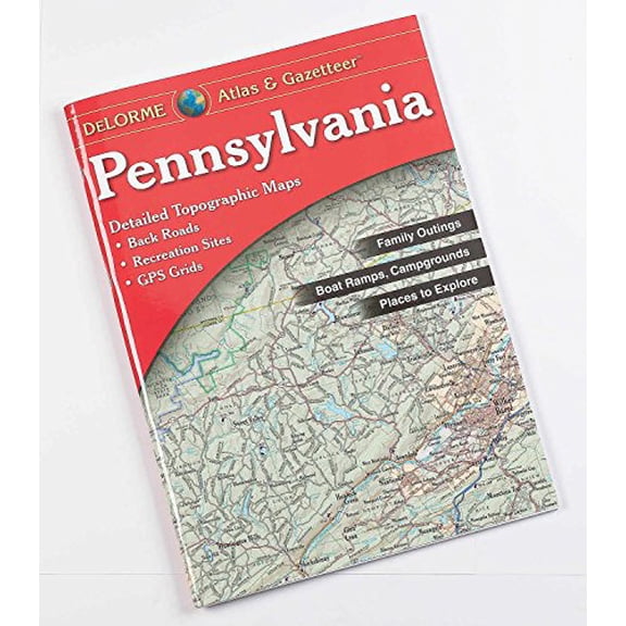Pre-Owned Pennsylvania - Delorme (Pennsylvania Atlas & Gazetteer) Paperback