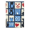 thumbnail image 7 of FORMRS 1-Subject Spiral Notebook 8" x 5" College Ruled 60 Refillable Sheet A5 Hard Cover, Black Cats and Hearts, 7 of 7