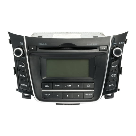 Restored 2014-2015 Hyundai Elantra AM FM Radio Single Disc CD MP3 Player 96170-A5160GU (Refurbished)