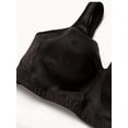 thumbnail image 3 of Playtex 18 Hour 4049 Side & Back Smoothing with Cool Comfort® Wirefree Bra Black 44DD Women's, 3 of 3