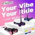 thumbnail image 7 of MammyGOL foldable Girls Kick scooter LED flashing wheels Or Boys Scooter available DIY Sticks for children Youth aged 4-12 with a T-bar handle, 7 of 7