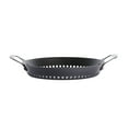 thumbnail image 3 of Tramontina Churrasco BBQ 12-Inch Carbon Steel Round Grill Pan, Perforated, Oven-Safe, 3 of 4