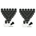 thumbnail image 1 of 48Pcs Standoff Screws, Wall Sign Standoff Mounting Hardware Advertising Glass Standoff Nail for Hanging, Black, 1 of 7