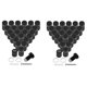 thumbnail image 1 of 48 Piezas Tornillos Separadores, Letrero de Pared Soporte de Montaje Soporte de Vidrio Publicitario Clavo para Colgar, Negro, 1 of 5