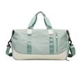 thumbnail image 2 of Bolsa de lona deportiva Totes de viaje de bolsill yoga Verde Zulema Deportes Duffel, 2 of 8