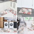 thumbnail image 5 of Pioneer Flower Floral Print Pattern Kitchen Rugs Sets Of 2, Anti Fatigue Non Slip Washable Floor Mats for Kitchen Sink Laundry, 17X30 Inch + 17X47 Inch, 5 of 6