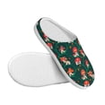 thumbnail image 3 of Wukai Mushroom House Print Women's Indoor Bedroom Slipper Slip On Shoes, Unisex House Shoes with Anti-Skid Sole for Men, Gift for Women Men-13, 3 of 7
