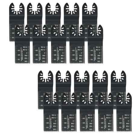 

MIARHB 20PC Oscillating Tools Multitool Accessoires Quick Release Multifunctional Woodworking Hole Cutting And Polishing Saw Blade