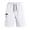 White, variant on Mens Straight Leg Shorts Basketball Wear Soft Fabric Low Rise Fit Basketball Wear Retro Design Fashion Style Weekend Wear Black L