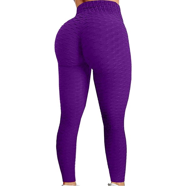 Pantalones de Yoga para mujer, mallas anticelulíticas para levantamiento de glúteos y cadera con burbujas, mallas de Yoga para entrenamiento de cintura alta con Control de barriga Xemadio WRMH-134-9