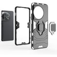 thumbnail image 2 of FIEWESEY For OnePlus 12 5G/ OnePlus 12R 5G Phone Case Shockproof Rugged Kickstand Armor Case Built in Ring - OnePlus 12 5G, Black, 2 of 4