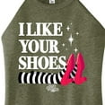thumbnail image 3 of The Wizard of Oz - I Like Your Shoes - Juniors High Neck Tank Top, 3 of 5