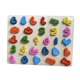 thumbnail image 4 of Tablero de alfabeto de madera Montessori, juguetes para padres e hijos, tablero de rompecabezas árabe práctico Letras árabes A, 4 of 9