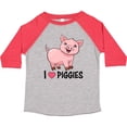 thumbnail image 3 of Inktastic I Love Piggies Cute Pig Boys or Girls Toddler T-Shirt, 3 of 5