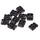 thumbnail image 3 of 10 Unids Cordón Sunnimix Cordones de los zapatos antideslizantes Hebilla Cerraduras de cordón de doble barril, 3 of 8