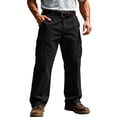 thumbnail image 2 of Zimjoy Cargo Pants for Men Ripstop Multi Pocket Breathable Trousers Relaxed Fit Outdoor Utility Pants for Fishing Construction Black 4XL, 2 of 9