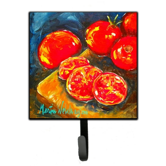 Carolines Treasures MW1059SH4 Vegetables - Tomato Slice It Up Leash or Key Holder 7Hx4.25W multicolor