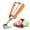 Orange, variant on TJ POP 2 Tbsp.Stainless Steel Ice Cream Scoop, Quick-Release Cookie Scoop