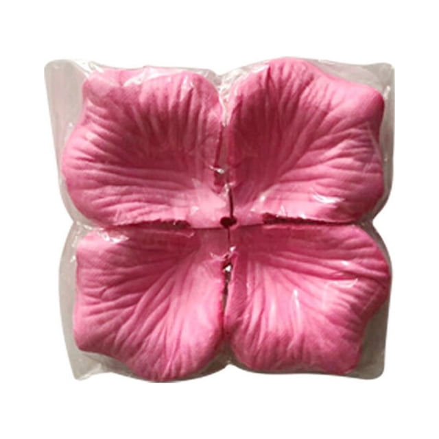 Advancent 100 piezas de pétalos de seda de colores, flores de tela no tejida, rosas artificiales románticas, esparcidores de boda DIY para Flores artificiales Rosa claro