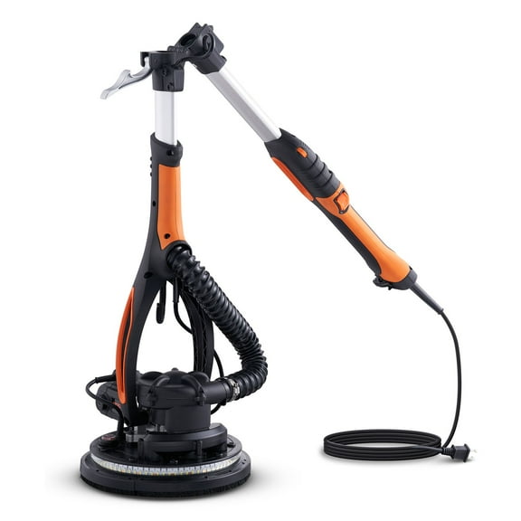 LiviNest Drywall Sander 900W Variable Speed: Professional Wall Sanding Tool with Self-Suction System & LED Light - Metal Construction Extendable Pole for Home Renovation & Property Flipping Projects