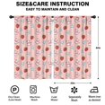 thumbnail image 2 of Blackout Kids Curtains,Pink Cow Strawberry Milk Pattern Childrens Insulated Curtains Set Of 2,Bedroom Essentials,Toddler Room Decor 52x84in(132x213cm), 2 of 5