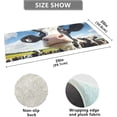 thumbnail image 3 of Dreamtimes Funny Cow Kitchen Mat 20"x39", Non Skid Kitchen Runner Rug Absorbent Resist Dirt Kitchen Floor Mat Comfort Standing Mat for Kitchen, Floor, Office, Sink, Laundry, 3 of 6