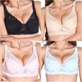 thumbnail image 2 of URMAGIC Women Sexy Lace 3/4 Cup Underwire Bra Push Up T-shirt Bralette,32B-40B, 2 of 8