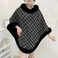 thumbnail image 3 of Shawl Wraps for Women, Elegant Knitted Cape Open Front Poncho Scarf Blanket Cardigan Coat for Spring, Fall, and Winter, 3 of 3