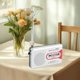 thumbnail image 4 of Radio de Poche AM, Radio Portable à Main avec Haut-Parleur Intégré et Prise Casque, Réglage par Bouton, Radio à Piles pour Randonnée Camping Radio Ultra Mince, 4 of 7