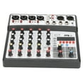 thumbnail image 3 of SoundBoard Mixer, Multifunction  6 Channel Professional Computer Audio Mixer  for DJ Black US Plug, 3 of 7