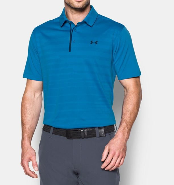 NEW Under Armour SwingCool Jordan Spieth Brilliant Blue XXL Golf Shirt ...