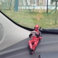 thumbnail image 2 of X-Men Deadpool Car Ornament Interior Dashboard Toy Anime Decoration Mini Figures 3 Pcs, 2 of 5
