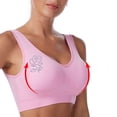 thumbnail image 4 of Ladies Traceless Comfortable Wireless Breathable Gathering Bra with Removable Padding for Daily Wear and Sleep, 4 of 6