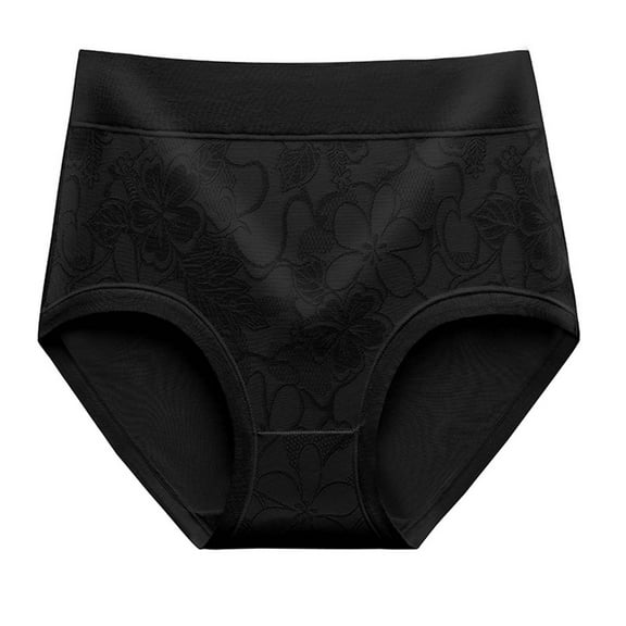 Joau Cotton Underwear for Women, High Waisted Panties Full Coverage Underpants Breathable Soft Strech Ladies Briefs Postpartum Underwear
