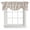 Brown, variant on Tie Up Valance Spring Flowers Valances for Windows Farmhouse Purple Pastoral Floral Leaf Balloon Shade Valance Window Treatment Short Curtain Valances for Living Room Kitchen Bedroom Bathroom 42"x12"