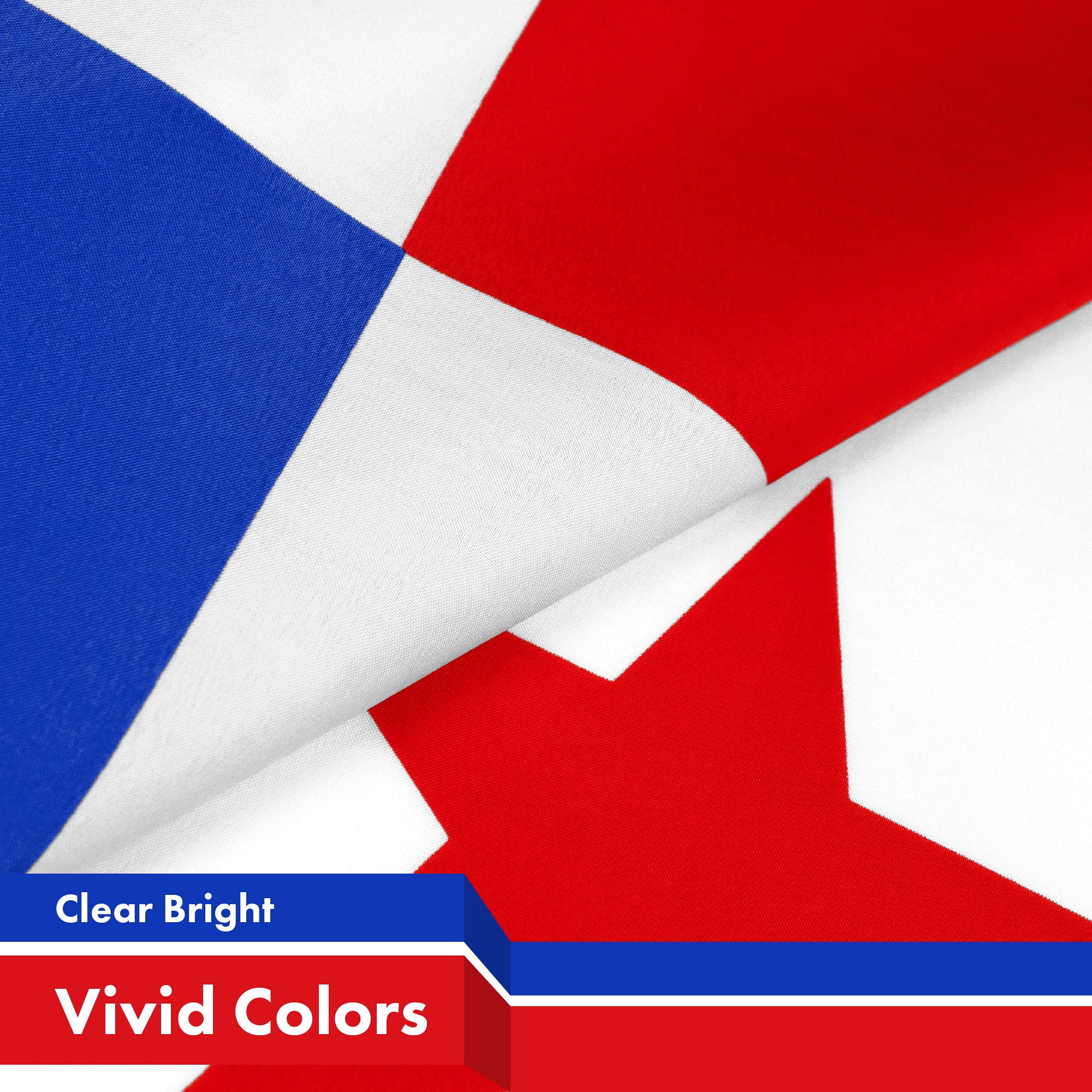 G128 Combo Pack: USA American Flag 3x5 Ft 150D Printed Stars & Panama (Panamanian) Flag 3x5 Ft 150D Printed